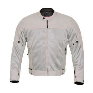 위키드 스톡 남성 모터사이클 재킷-에어 메시 바이커 재킷 듀얼 스포츠 갑옷-남성 그레이용 기어