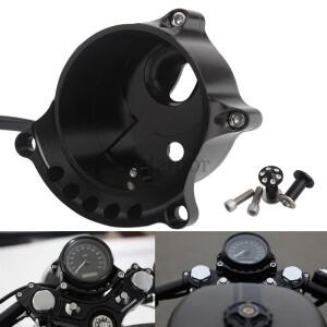 바이크 오토바이 계기판 장착 카페 레이서 속도계 브래킷 할리 스포츠스터 XL 883 1200 다리미 로우 슈퍼로
