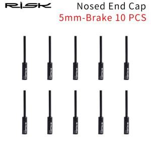 RIsk호환4mm 5mm 자전거 브레이크 케이블 엔드 캡 MTB 로드 바이크 변속 호스 10개입 방진 플러그 먼지 커