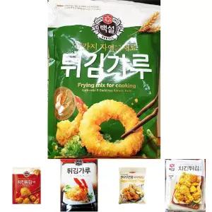 튀김가루(백설 자연재료 1K)/튀김가루/업소용튀김가루/가정용튀김가루/대용량가루/맛있는튀김가루/