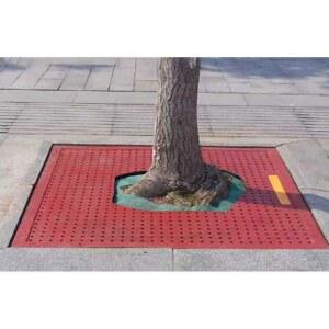 투수성 나무 뿌리 패드 매트 대나무 방제 커버 수목보호판 가드닝 디스크 않은 100cm