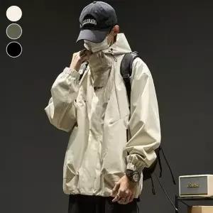 [모로엠] 루즈핏 방수 원단 후드 자켓 DMS-JUA-Q4611792