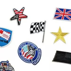 ( )열접착 가방 옷 꾸미기 밀리터리 와펜 패치 10개 세트