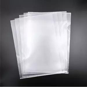 WL 초슬림 투명 L자 클리어파일 서류정리용 A4 사이즈 31x22cm 10p