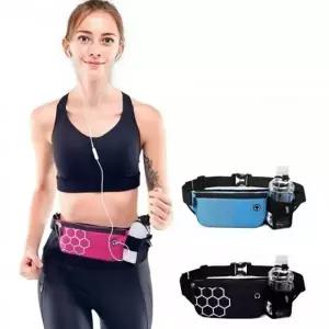 (색상 블랙)남녀공용 러닝벨트 가벼운 스포츠 힙색 가방