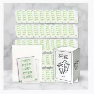 발바닥 파스 효과 쿨링 다용도 다리 마사지 시트 50개
