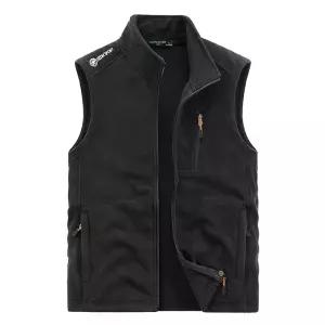 남친조끼 가을 겨울 기모 트레이닝 멀티 포켓 조끼 심쿵희망