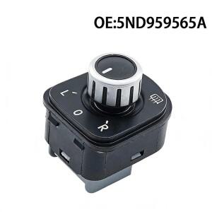 Volkswagen 호환 제타 골프 Mk5 Mk6 미러 컨트롤 스위치 조절 노브 티구안 CC 파사트 B6 B7용 5ND959565A