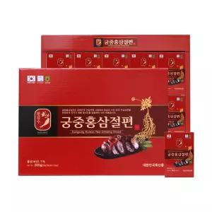 한삼수고려궁중홍삼절편 15gX10개 쫄깃한 건강과영양간식홍삼71%함유