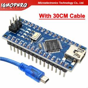 Arduino CH340 USB 드라이버 Nano v3.0 ATMEGA328P 확장 보드용 부트로더 호환 컨트롤러가 포함된 미니 소