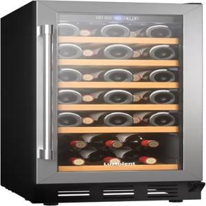 루즈톨렌트 31병 와인 쿨러 냉장고 싱글 존 포함 15인치 내장 또는 언더 카운터 4164°F 디지털 터치스크린