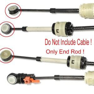 르노 세닉 2 2003-2009 악세서리용 6단 수동 기어 변속 케이블 연결 부싱 시프터 셀렉터 엔드