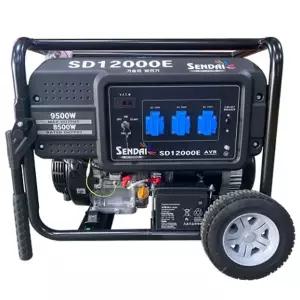 센다이 SD12000E 발전기 459cc 가솔린 키시동 최대 8시간 연속운전