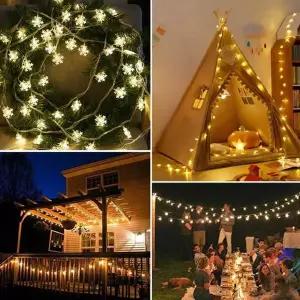 크리스마스트리 FCC575A4 LED전구 USB 건전지 3종