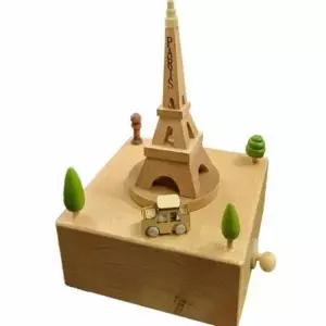 에펠탑 XVA926V7 태엽 오르골 회전오르골 장식품