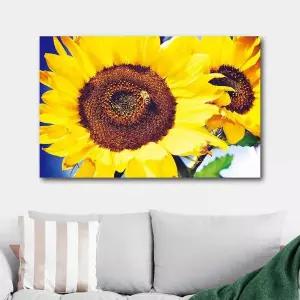 ( KGY543N1 출고옵션 - 35x35cm ) 시원한 해바라기 캔버스 액자