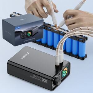 10200W UKF10 스폿 용접기 풋 페달 Farah 커패시터 C타입 충전식 18650 리튬 배터리 조정