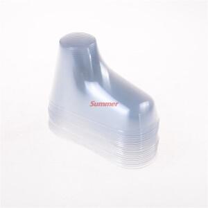 투명 발 모델 양말 몰드 페이스트 베이비 퐁당 부티  압출 디스플레이  선워터 신발 포장  9cm  로트당 20