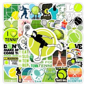 멋진 테니스 스포츠 스티커  DIY 장난감 선워터  장식 데칼  스크랩북 일기  노트북  휴대폰 핸드폰 병  수