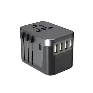 무배당출 큐 5포트 USB 5.6A 고속충전 멀티 플러그 어댑터