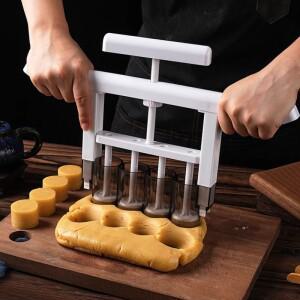 식품 페이스트리 압력 몰드 월병 충전 기계 비스킷 도장 IY 손 베이킹 거미 장식 도구 주방