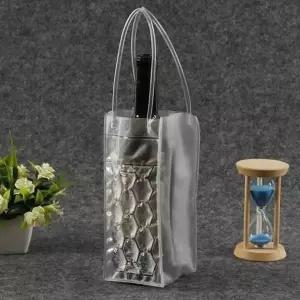 휴대용 아이스 쿨러 와인 샴페인 젤 쿨링백 반투명 보관함