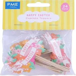 PME 부활절 컵케이크 토핑 - 해피 이스터 24개 세트