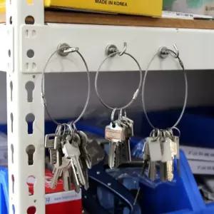 ( )링키링 와이어링 부자재 열쇠고리링 키체인 200mm 와이어키링