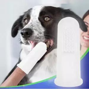 애완동물 손가락 칫솔 강아지 고양이 구취 치아관리