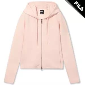 [매장판] 휠라 에센셜 여성 골지 후드집업 자켓 FS261FT01F004(650) 핑크_신