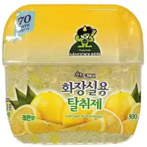 화장실 향기롭고 산뜻하게 화장실용 탈취제 레몬 300g WFJENBF