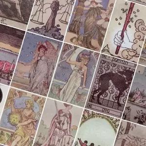 고품질 다이어리꾸미기 다꾸 타로 노트 황산지 다이어리꾸미기 다이어리데코 다꾸용품 다꾸장식 WFI768U