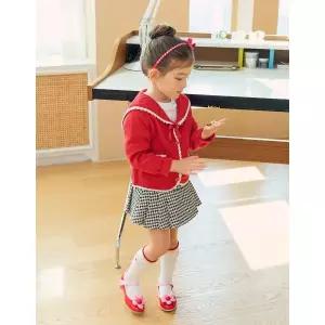 [롯데백화점]프렌치캣 RED 세일러 니트  가디건(Q51DAW011)