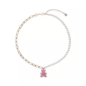 [스와로브스키]5669166 Teddy 테디 베어 크리스탈 펄 목걸이