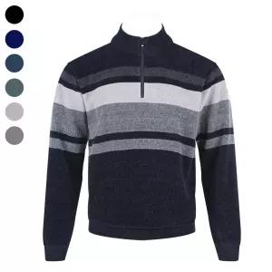 [리빌모아]남자 겨울 포근한 밍크 기모 반집업 BR-L-KN-Q006-곤색