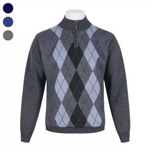 [리빌모아]남자 겨울 부드러운 기모 반집업 DD-L-KN-628-1-그레이