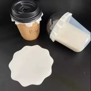 음료 실링페이퍼 테이크아웃 밀봉 흘림방지 배달 일회용 카페 컵포장 500장