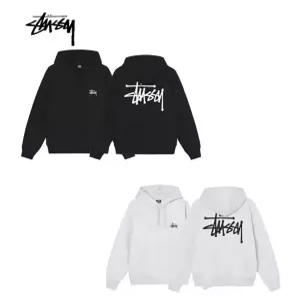 스투시 베이직 기모 후드티 남여공용