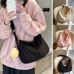 귀여운 여성 바둑판 숄 스타일 사각 패턴 아이템-WFI13IM