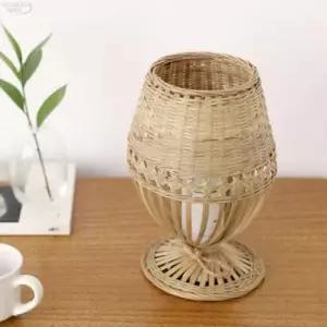 유니크한 디자인 C형 단스탠드 한국 아늑한 조명 나무 쉐이드 WFJIOC6