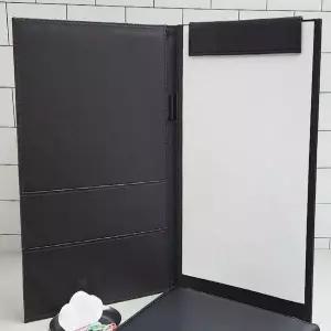 [하프클럽/브이와이]서류판 가죽결재판 자석 마그넷보드 메뉴판 A A4