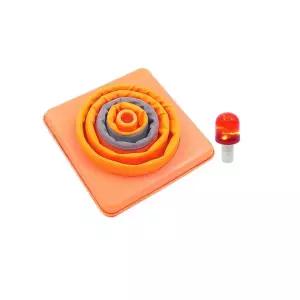 폴딩보관 교통 안전 삼각코깔콘 LED등 공사현장 표지판