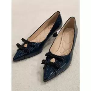 [갤러리아] [센터시티] 고세 쁘띠 리본 홀 페이던트 스틸레토 펌프스 GDP6S017 딥그린