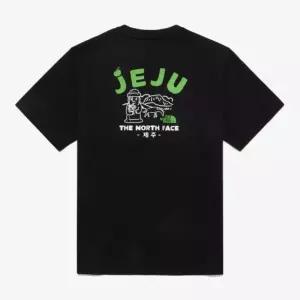 노스페이스 thenorthface NT7UR44A TNF 제주 에디션 반팔티BLACK