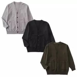 남녀공용 3컬러 니트 5버튼 더블포켓 (대여) 가디건