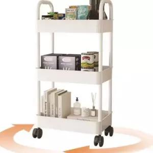 수납함 이동장 바퀴달린 선반 카트 이동식 3단 틈새 4단 트롤리