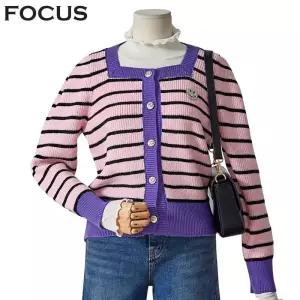 포커스 스퀘어 넥 니트 가디건 (FW3K7KC0319) 326748