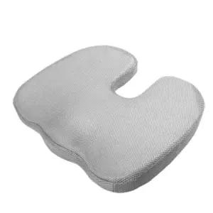 방석 의자 사무실 쿠션 공부용 메모리폼 메쉬 그레이 좌식 방석