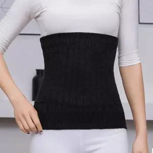 [라일리여성언더웨어] Rly 기모 보온 복대 블랙 허리워머 복부워머