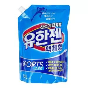 스포츠 산소계표백제 액체형 리필 1.1L 세탁세제 얼룩제거 냄새제거